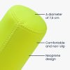 Zestaw 2 pokrowców Cooler Jacket na butelki SodaStream, Kwmobile, niebiesko-żółty, neopren, 58833.02