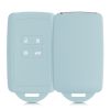 Etui na kluczyk samochodowy do Renault 4 przyciski - Smart Key, Kwmobile, zielone, silikonowe, 48035.200
