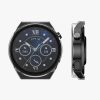Zestaw 2 etui do zegarka Huawei GT 3 Pro (46 mm), Kwmobile, czarny/przezroczysty, plastikowy, 58882.01