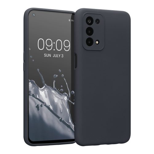 Etui Kwmobile do OPPO A74 5G/A54 5G, silikon, czarny, 57571.47