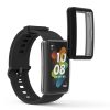 Zestaw 2 etui do Huawei Band 7/Band 6/Honor Band 6, Kwmobile, Czarny/Przezroczysty, Silikon, 58915.01