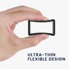 Zestaw 2 etui do Huawei Band 7/Band 6/Honor Band 6, Kwmobile, Czarny/Przezroczysty, Silikon, 58915.01