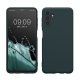 Etui Kwmobile do Samsung Galaxy A04s, Ciemnozielone, Silikonowe, 58921.202