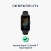 Zestaw 2 pasków do Huawei Band 7/Band 6/Honor Band 6, Kwmobile, czarno-biały, silikon, 58914.02