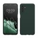 Etui Kwmobile do Samsung Galaxy A04s, Ciemnozielone, Silikonowe, 58921.169