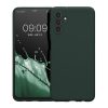 Etui Kwmobile do Samsung Galaxy A04s, Ciemnozielone, Silikonowe, 58921.169