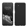 Etui kwmobile do Samsunga Galaxy A04s, Silikon, Czarny, 58921.01