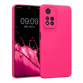   Etui Kwmobile do Xiaomi Redmi Note 11 Pro Plus 5G, silikon, różowy, 58097.77
