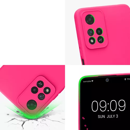 Etui Kwmobile do Xiaomi Redmi Note 11 Pro Plus 5G, silikon, różowy, 58097.77