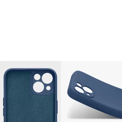 Etui Kwmobile do Apple iPhone 13, silikonowe, niebieskie, 58954.116