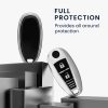 Osłona kluczyka samochodowego do Suzuki 2 przyciski - Keyless Go, Kwmobile, srebrna, silikonowa, 54591.94