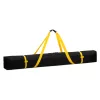 Husa schiuri Navaris, 170x15x30 cm, 1680D, fermoar dublu, curele captusite, negru/galben, poliester