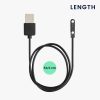 Kabel ładujący USB do Xplora XGO 2, Kwmobile, czarny, plastikowy, 58969.01