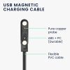 Kabel ładujący USB do Xplora XGO 2, Kwmobile, czarny, plastikowy, 58969.01