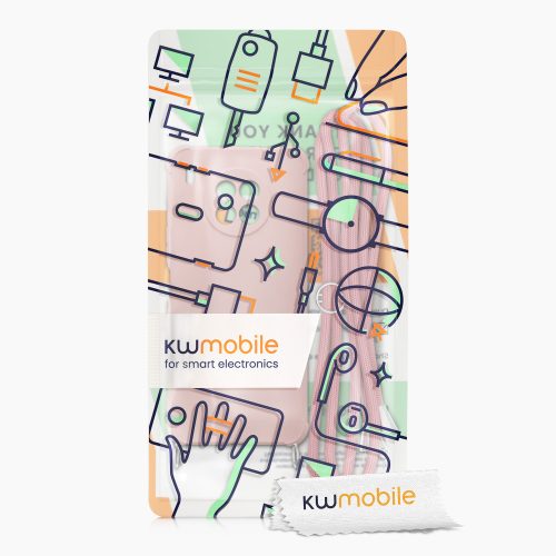 Etui Kwmobile do Huawei Nova 8i, Silikon, Różowy, 59008.154