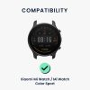 Zestaw 2 pasków do zegarka Xiaomi Mi/Mi Watch Color Sport, Kwmobile, czarny/szary, silikon, 58466.02