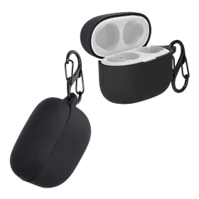   Etui na słuchawki Sony LinkBuds S, Kwmobile, Czarne, Silikon, 59038.01