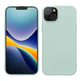   Etui Kwmobile do Apple iPhone 14 Plus, silikonowe, zielone, 59080.200