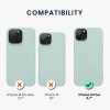 Etui Kwmobile do Apple iPhone 14 Plus, silikonowe, zielone, 59080.200