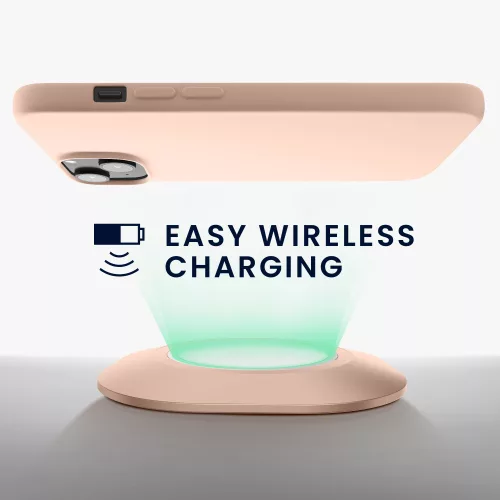 Etui Kwmobile do Apple iPhone 14, silikon, kremowy, 59079.225