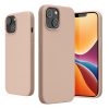 Etui Kwmobile do Apple iPhone 14, silikon, kremowy, 59071.225