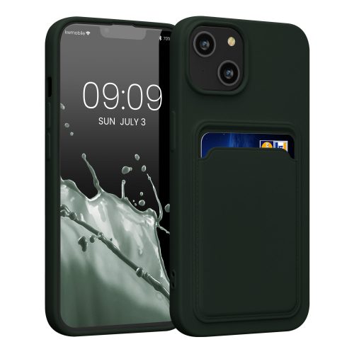 Etui Kwmobile do Apple iPhone 14, silikonowe, zielone, 59112.80
