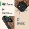 Etui Kwmobile do Apple iPhone 14, drewno, brązowo-czarne, 59124.02