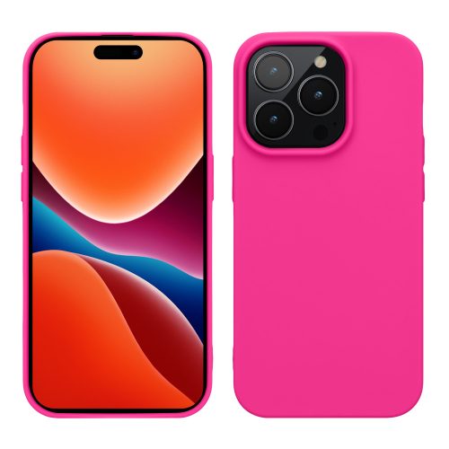 Etui Kwmobile do Apple iPhone 14 Pro, silikonowe, różowe, 59077.77