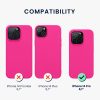 Etui Kwmobile do Apple iPhone 14 Pro, silikonowe, różowe, 59077.77