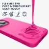 Etui Kwmobile do Apple iPhone 14 Pro, silikonowe, różowe, 59077.77