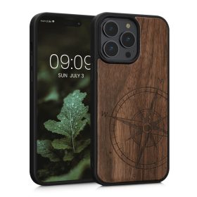   Etui Kwmobile do Apple iPhone 14 Pro Max, drewno, brązowy, 59127.01