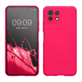   Etui Kwmobile do Xiaomi Mi 11 Lite 5G/11 Lite 5G NE, Silikon, Różowy, 56047.77