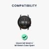 Zestaw 2 pasków do zegarka Xiaomi Mi/Mi Watch Color Sport, Kwmobile, czarny/niebieski, silikon, 59164.01