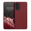 Etui Kwmobile do Motoroli Moto G62, silikonowe, czerwone, 59171.187