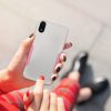Etui Kwmobile do Apple iPhone XR, silikonowe, biało-różowe, 59195.02