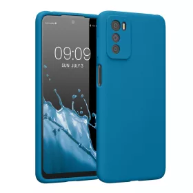   Etui Kwmobile do Motoroli Moto G42, silikonowe, niebieskie, 59185.224