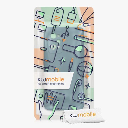 Etui Kwmobile do Realme GT Neo 3T, silikonowe, zielone, 59246.57