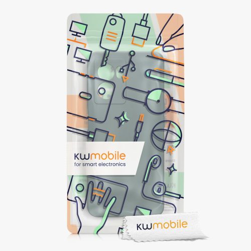 Etui Kwmobile do OPPO A77, Silikon, Zielony, 59245.169