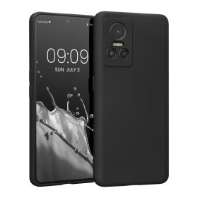   Etui Kwmobile do Realme GT Neo 3, silikonowe, czarne, 59247.01
