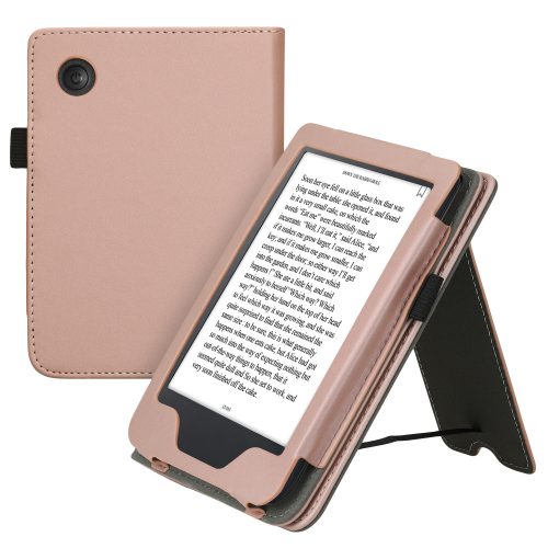 Etui kwmobile do Kobo Clara 2E, Skóra ekologiczna, Różowy, 60052.81