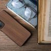 Etui Kwmobile do Xiaomi Redmi Note 12S, brązowe, drewno/silikon, 60697.18