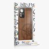 Etui Kwmobile do Xiaomi Redmi Note 12S, brązowe, drewno/silikon, 60692.01