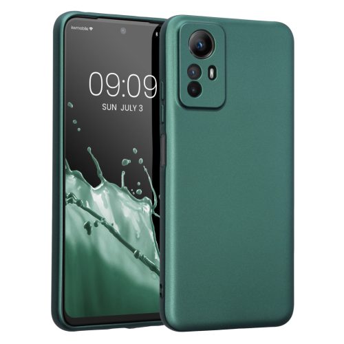 Etui Kwmobile do Xiaomi Redmi Note 12S, zielone, silikonowe, 60710.14