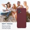 Etui Kwmobile do Xiaomi Redmi Note 12 5G/Poco X5, Fioletowe, Silikonowe, 60887.187