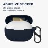 Etui kwmobile do Xiaomi Redmi Buds 4 Pro, silikonowe, niebieskie, 59289.17