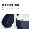 Etui kwmobile do Xiaomi Redmi Buds 4 Pro, silikonowe, niebieskie, 59289.17
