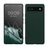 Etui kwmobile do Google Pixel 6a, silikonowe, zielone, 58053.169