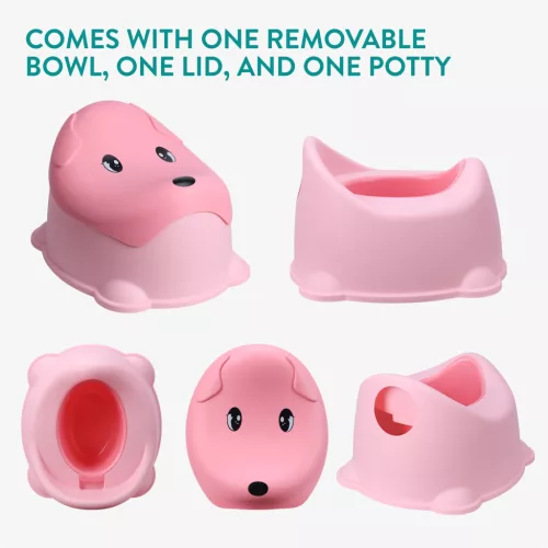 Olita cu capac Navaris, ergonomica, 36x31x24 cm, tranzitie usoara, roz, plastic