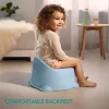 Olita cu capac Navaris, ergonomica, 36x31x24 cm, tranzitie usoara, albastru, plastic