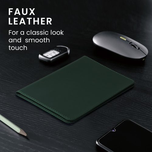 Okładka na dokumenty samochodu Kwmobile, Zielona, Skóra ekologiczna, 55450.78